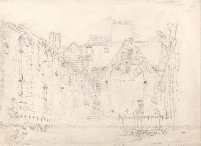 Ruins of Savoy Palace by Thomas Girtin
